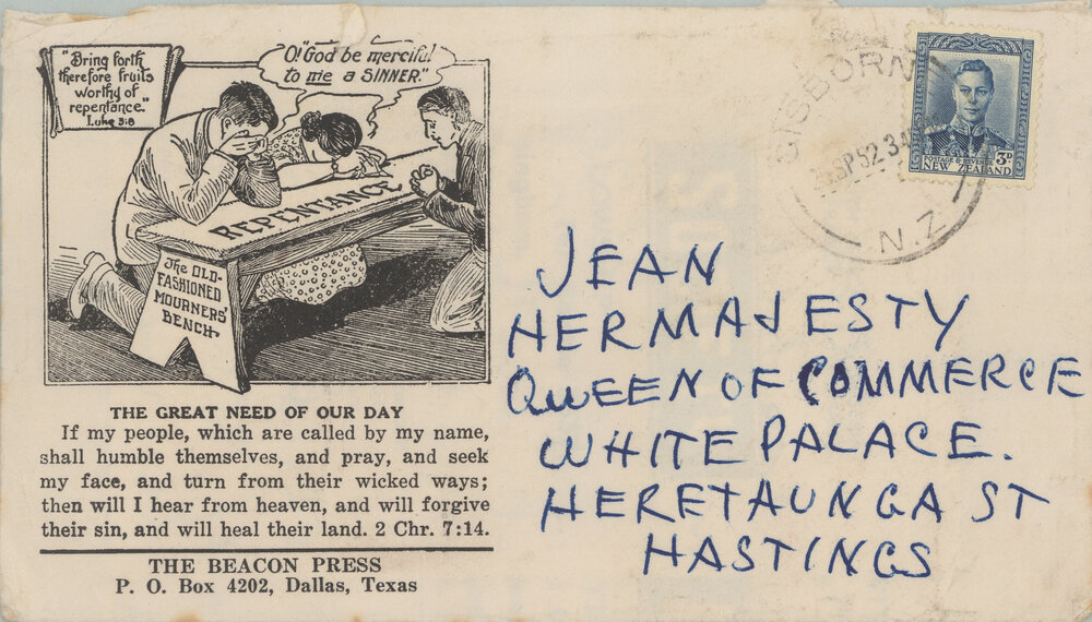 Letter to Her Majesty, Queen of Commerce