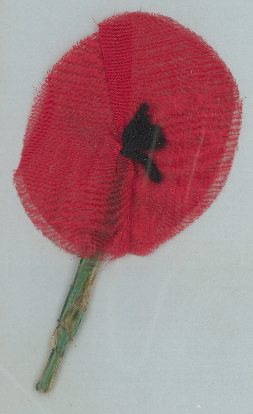Red Fabric Poppy
