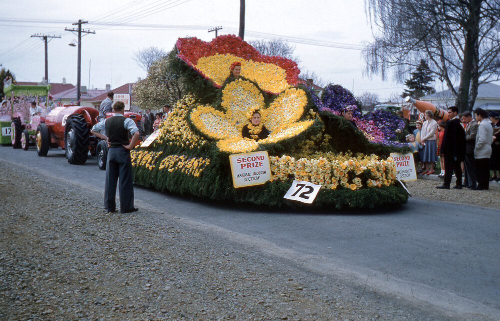 Pernel Orchard Float - Blossom Festival Parade 1958