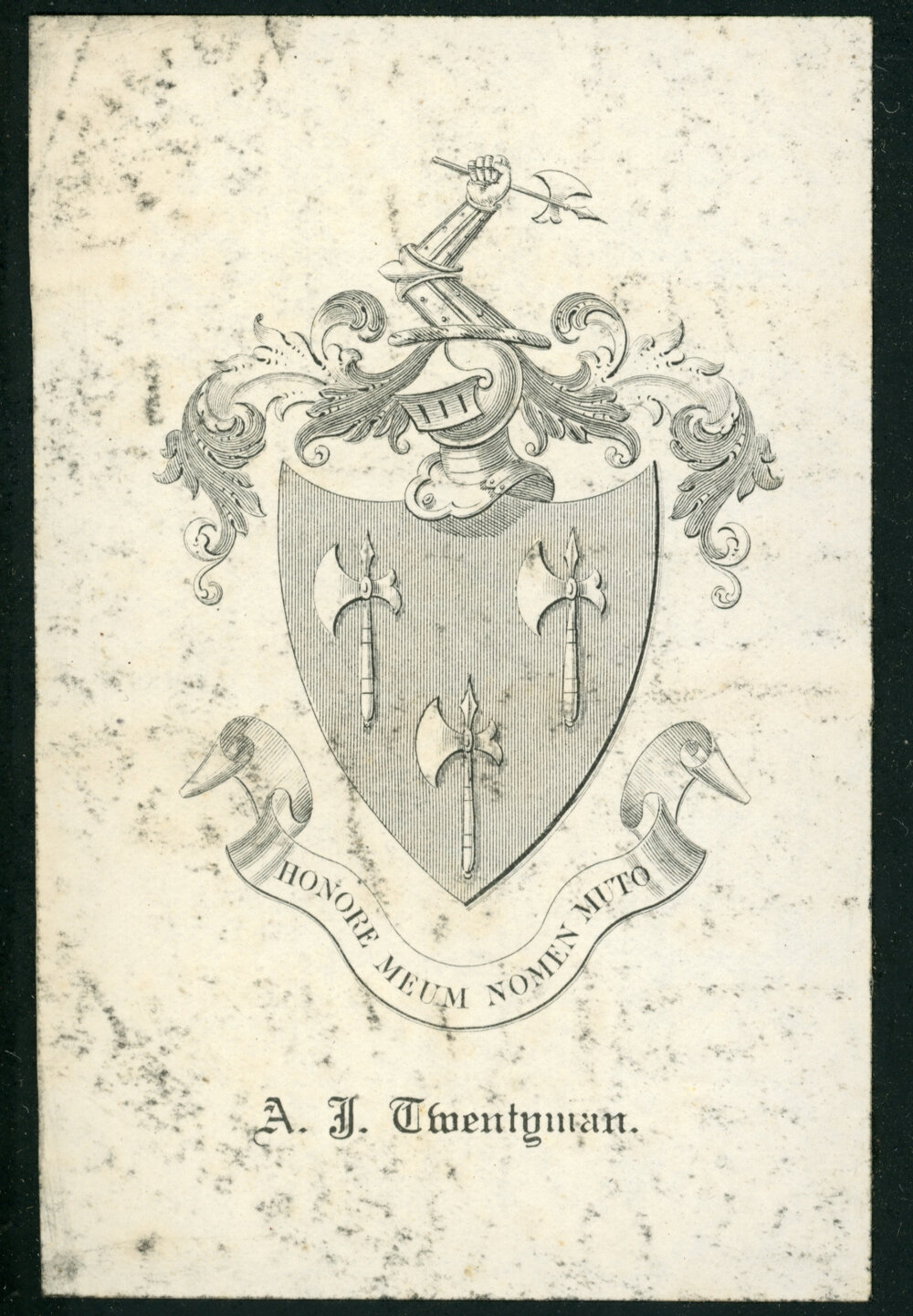 Book Plaque and Signature