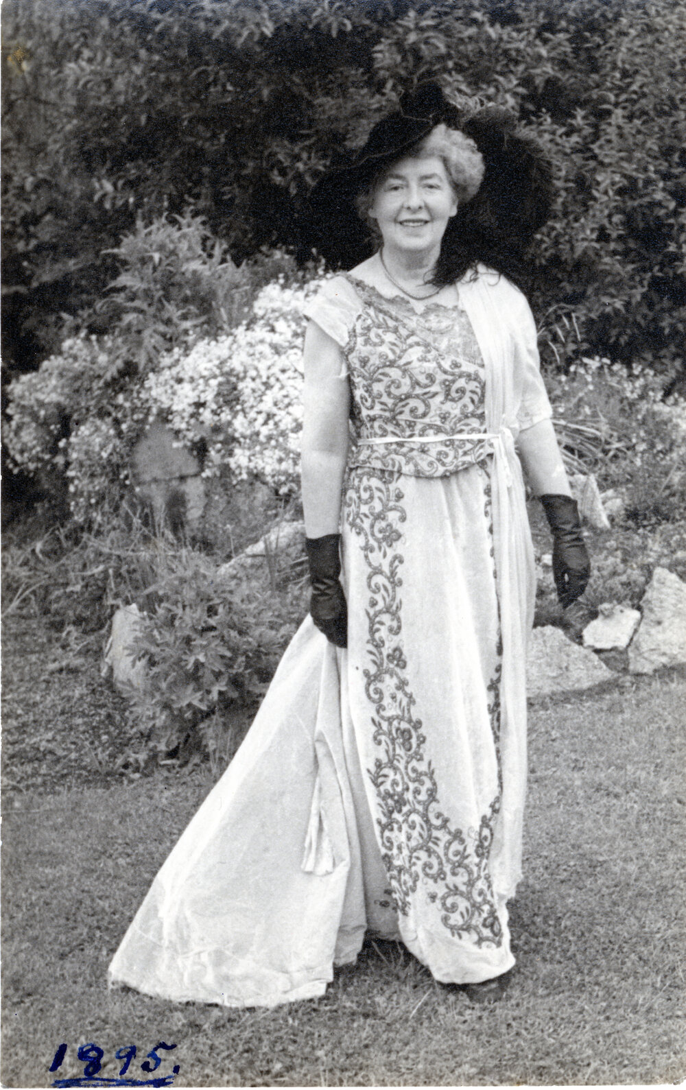 Deborah Giles in Vintage Gown