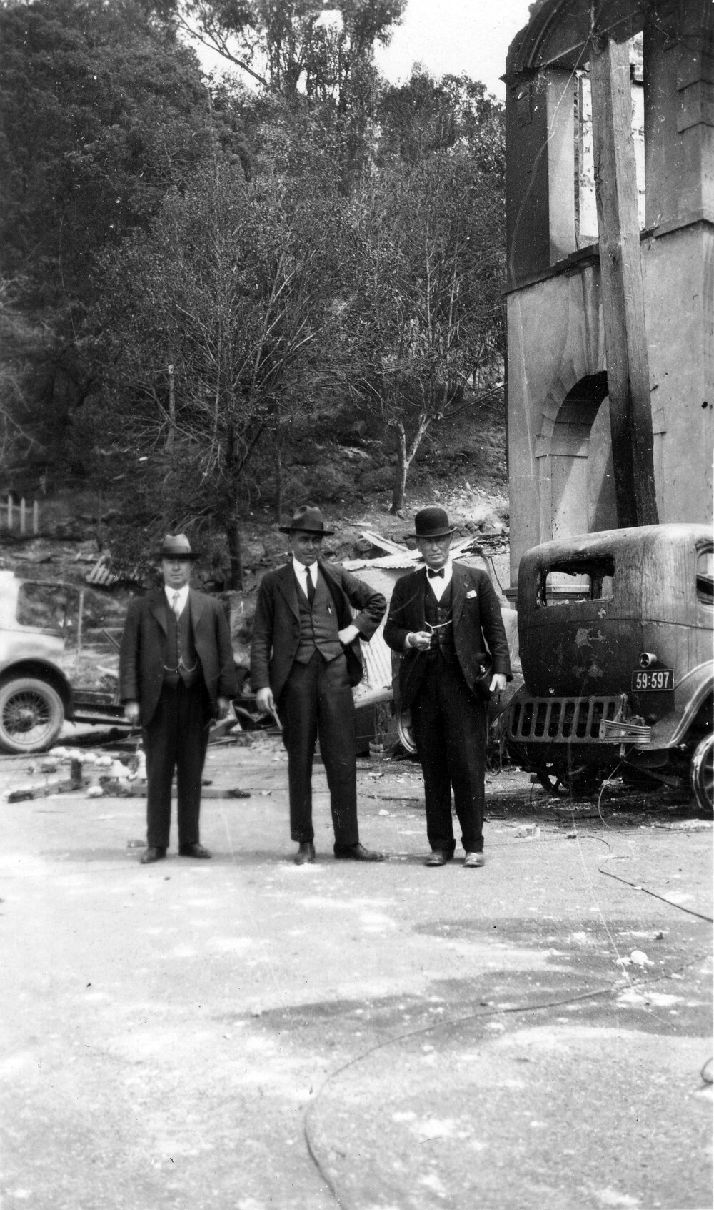 Outside the Napier Education Board Office 1931