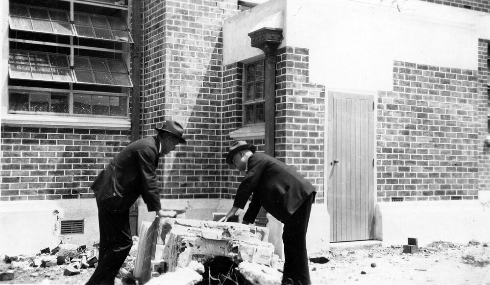 Napier Technical College Damage 1931