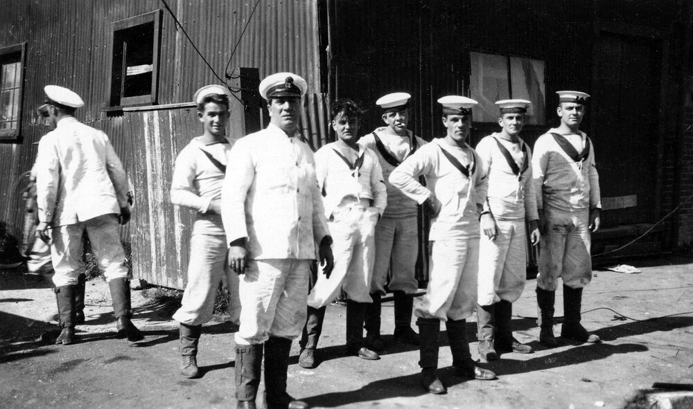 Sailors from H.M.S. Veronica in Napier 1931