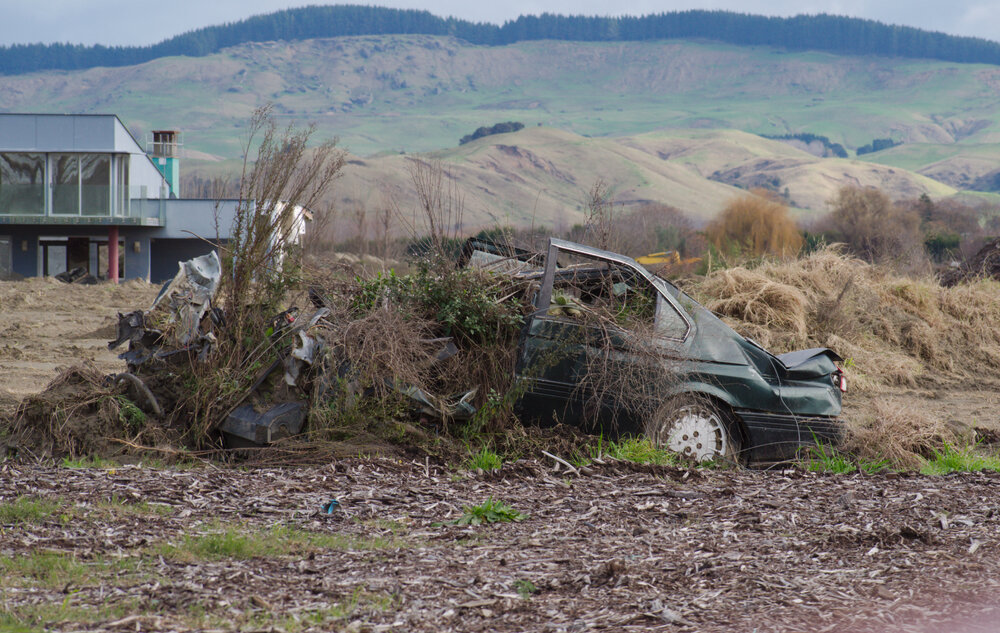 Car in Silt
