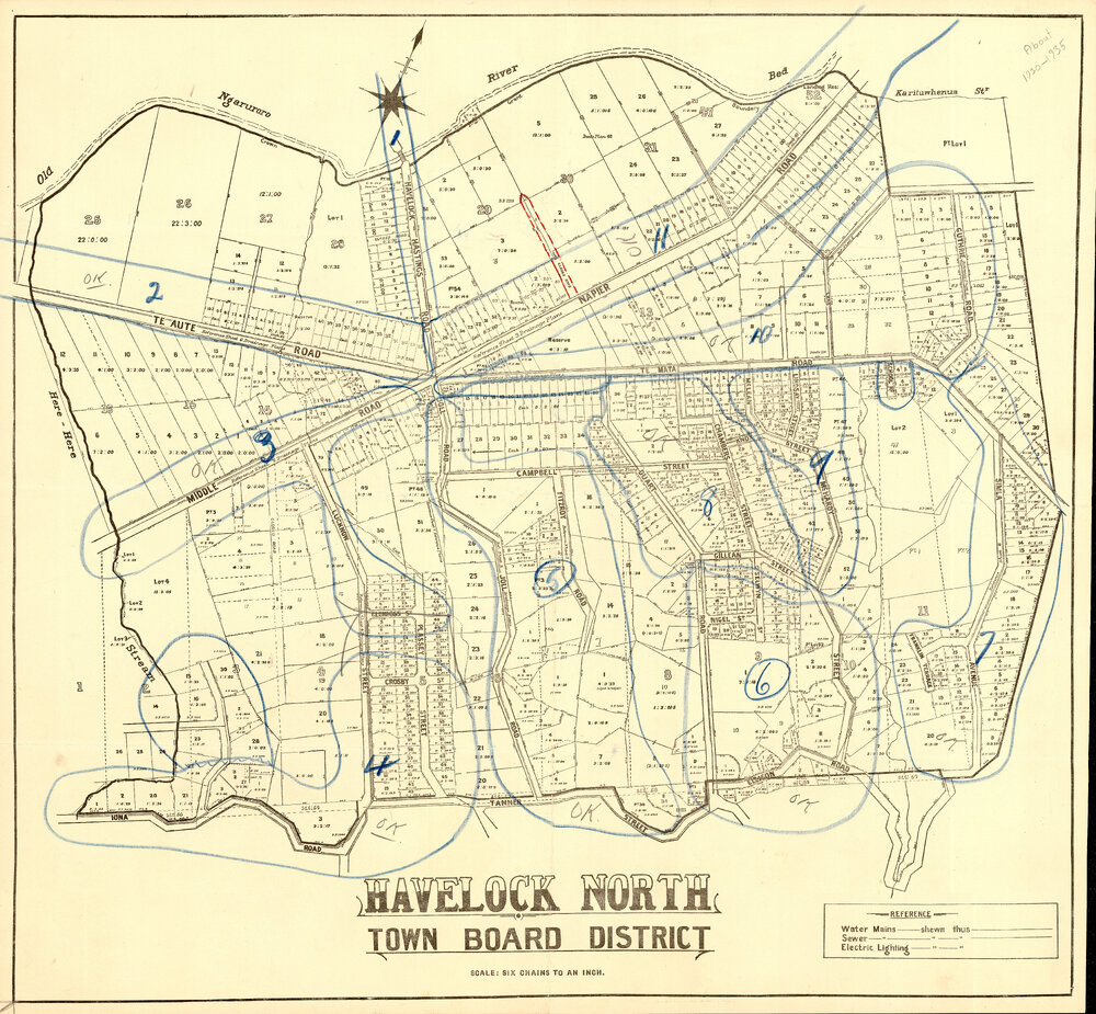 Map of Havelock North Town Board District