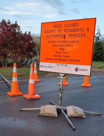 Road Closed Sign 