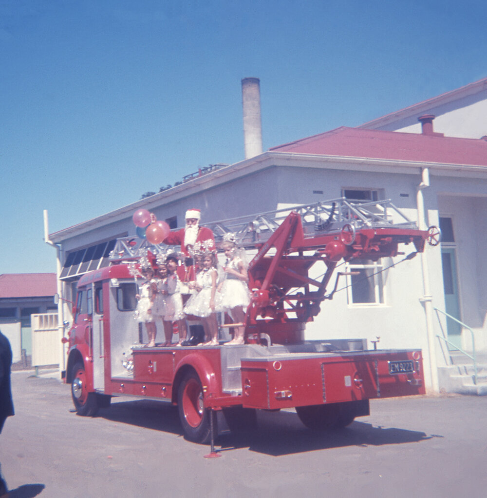 Father Christmas on Fire Truck