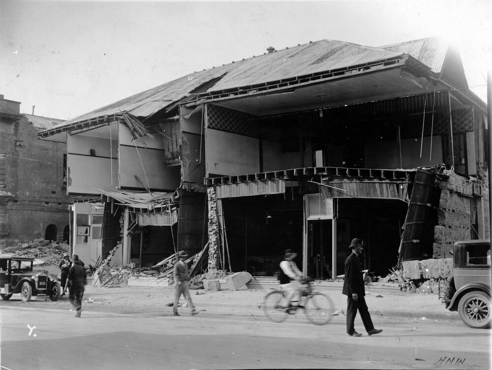 Earthquake Damaged Shops