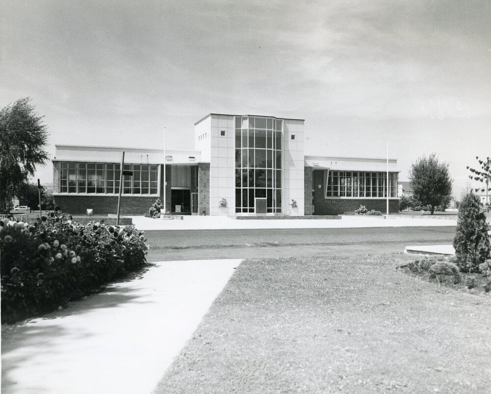 Hastings Library Exterior 1960s
