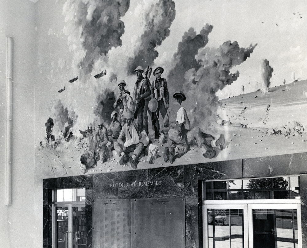 Hall of Remembrance Mural 1960s