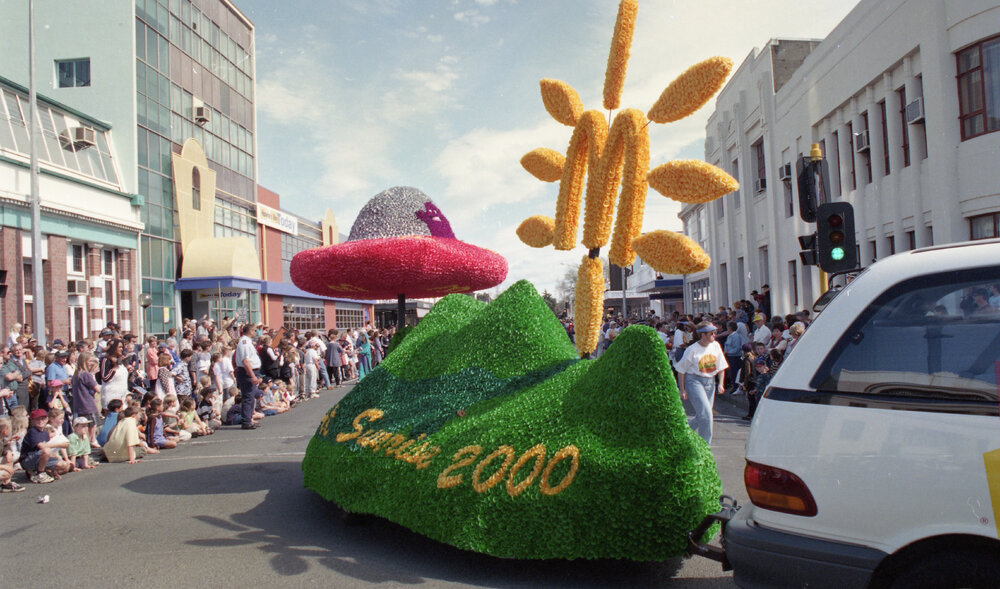 McDonald's Float in Blossom Parade 1999