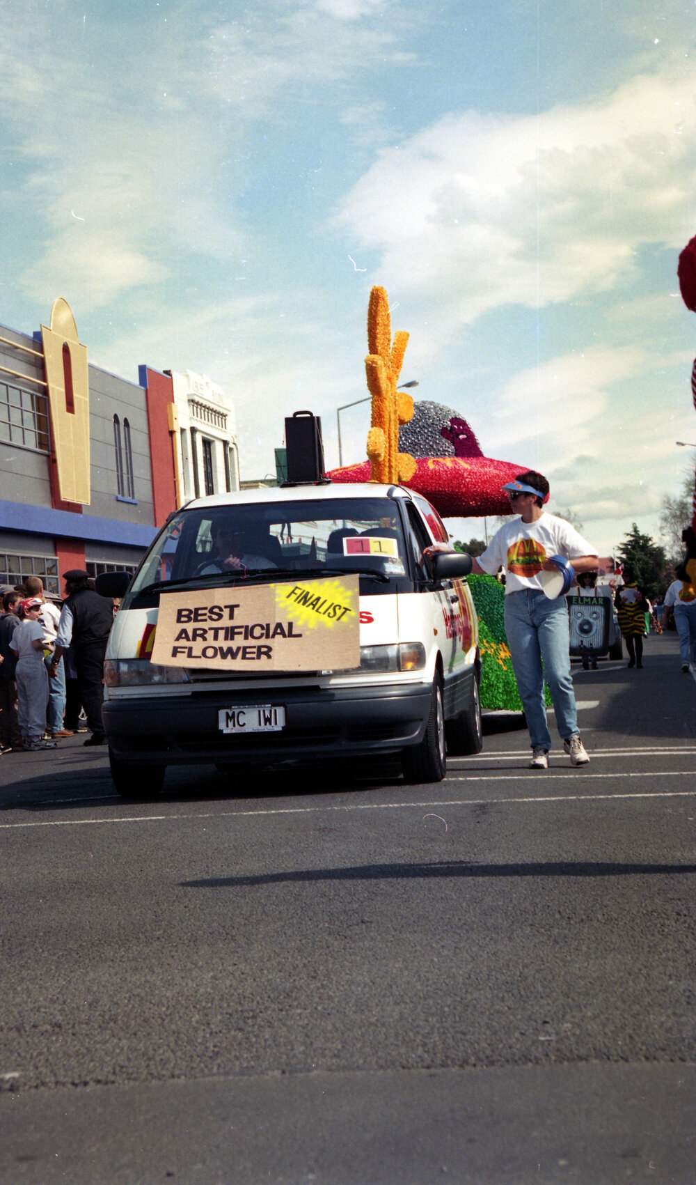 Vehicle Pulling McDonald's Float 1999