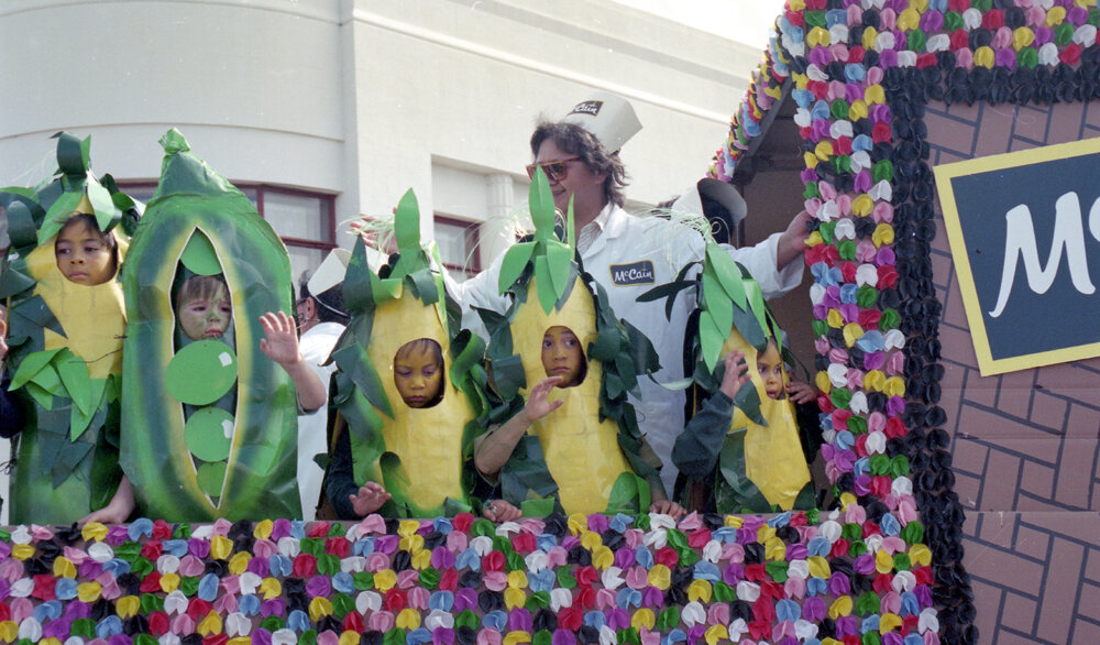 McCain Baby Peas and Baby Corn Float 1999