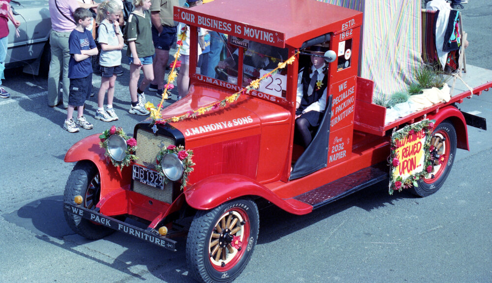 J Mahony and Sons Truck Float 1999