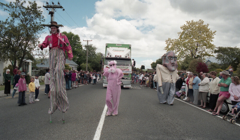 Stilt Walkers in Parade 1996