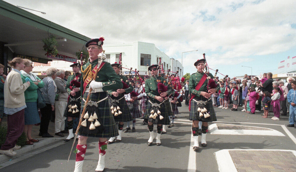 Pipe Band in Parade 1996