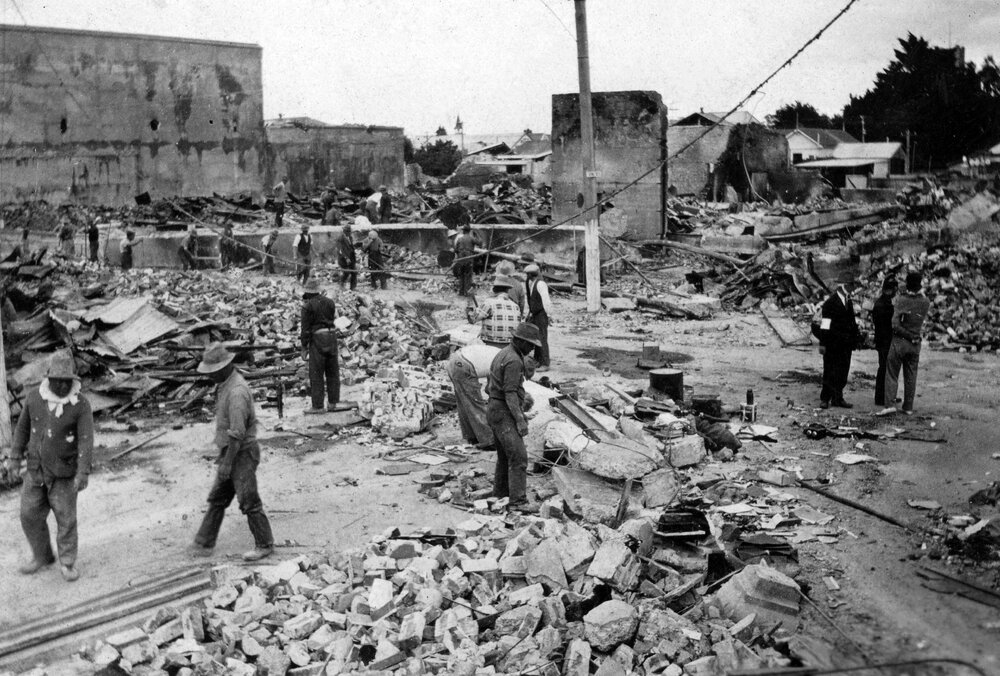 Collapsed Roach's Building 1931