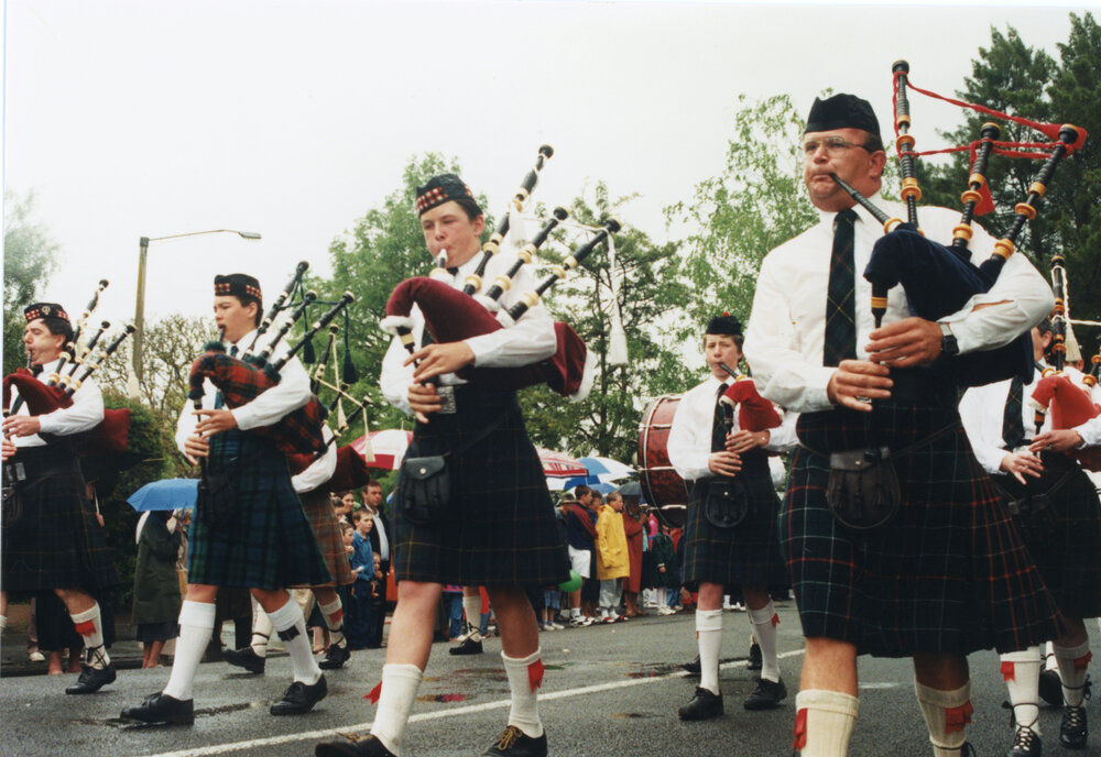 Pipe Band in Parade 1995