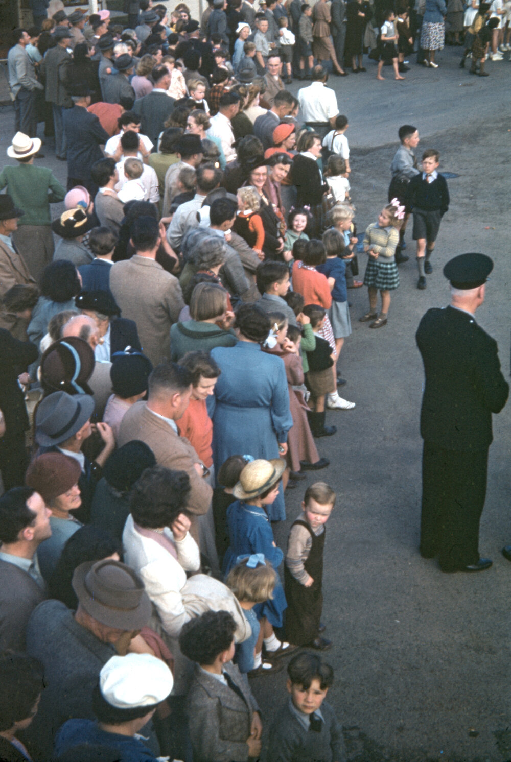 Blossom Parade Crowd 1952