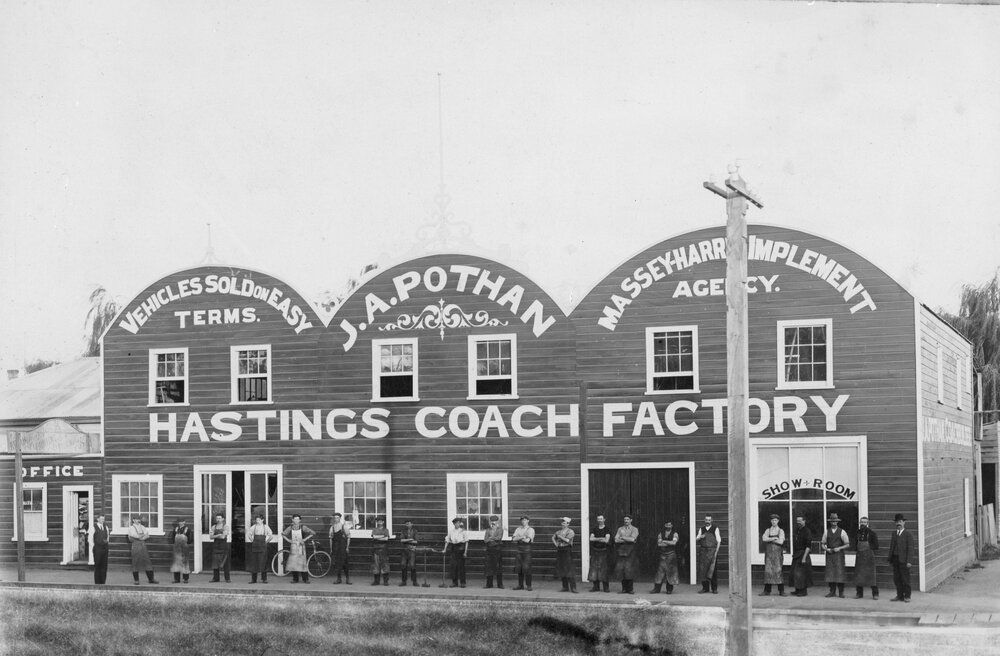 Hastings Coach Factory and Staff