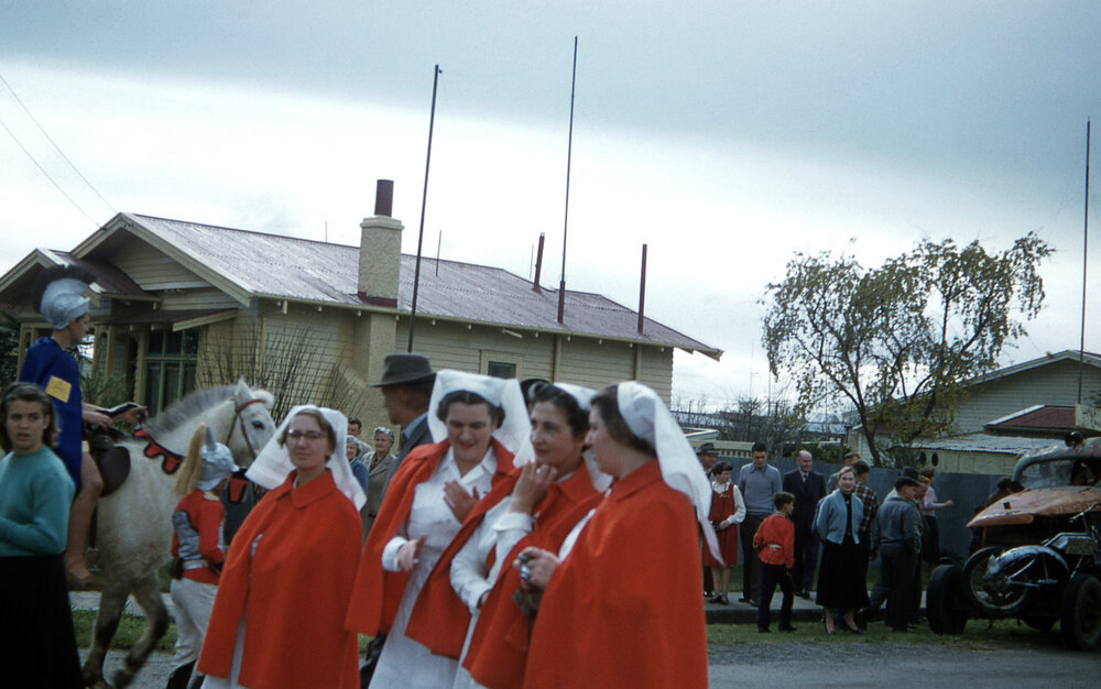 Nurses at Blossom Festival 1957