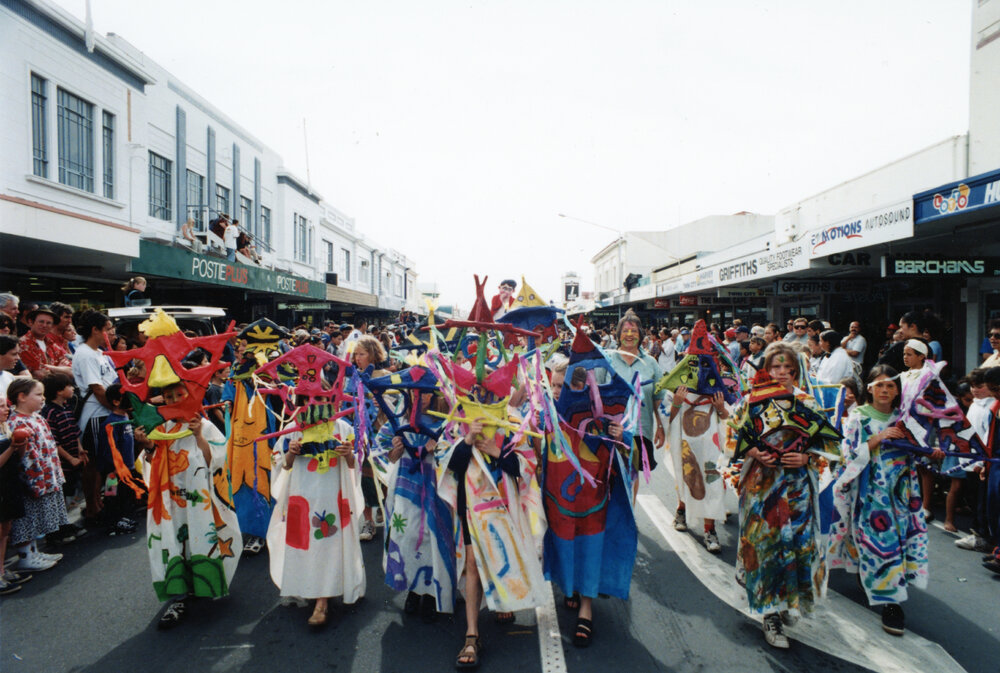 Colourful Children in Parade 1998