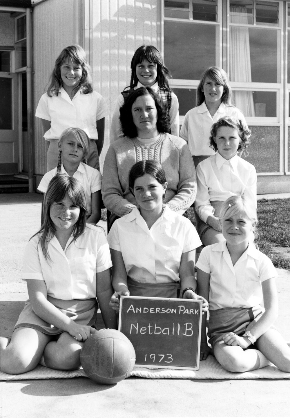 Anderson Park School Netball B 1973