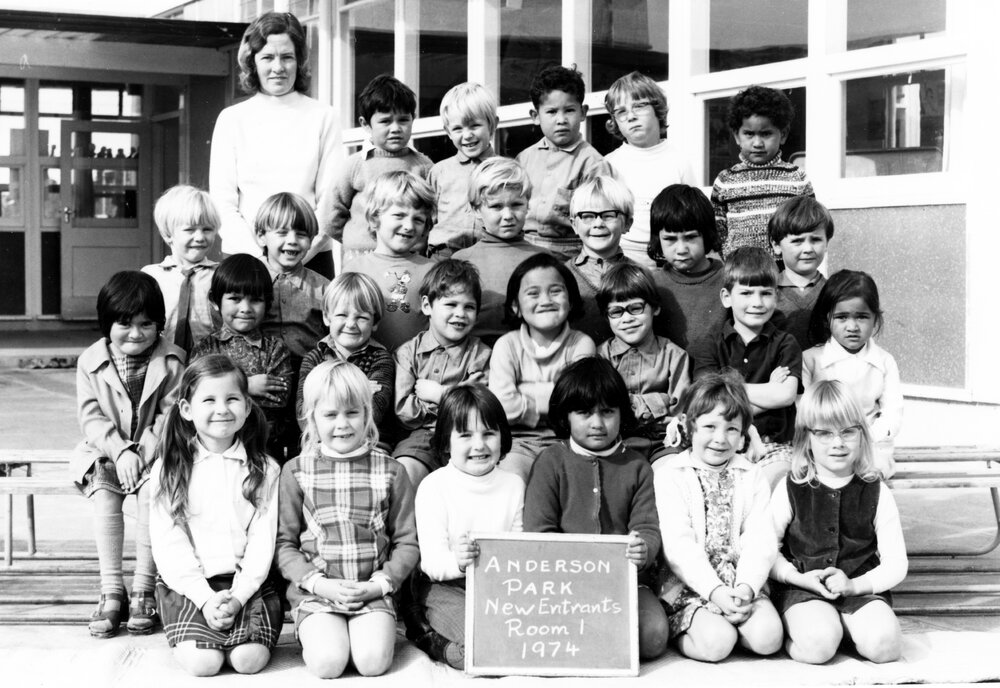 Anderson Park School New Entrants 1974