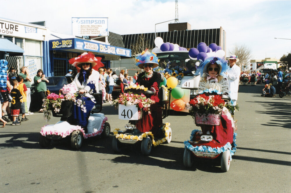 Mobility Scooters in Parade 2002