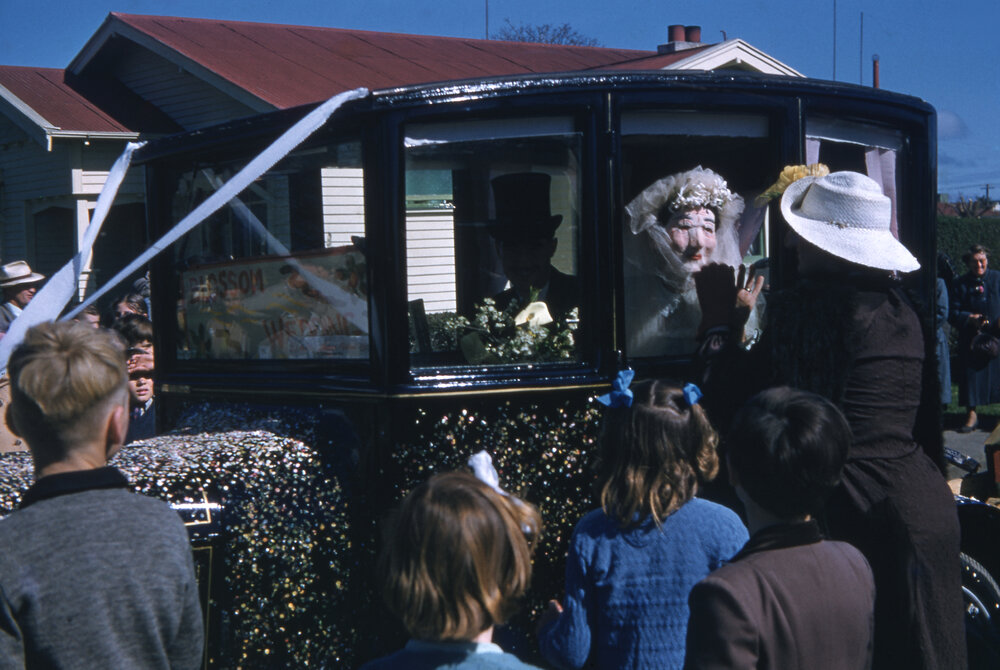 Blossom Wedding Entry in Parade
