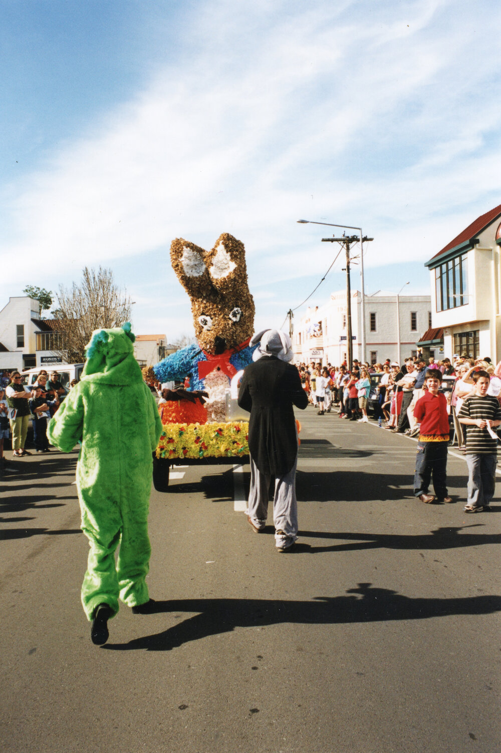 Rabbit Float in Parade 2002