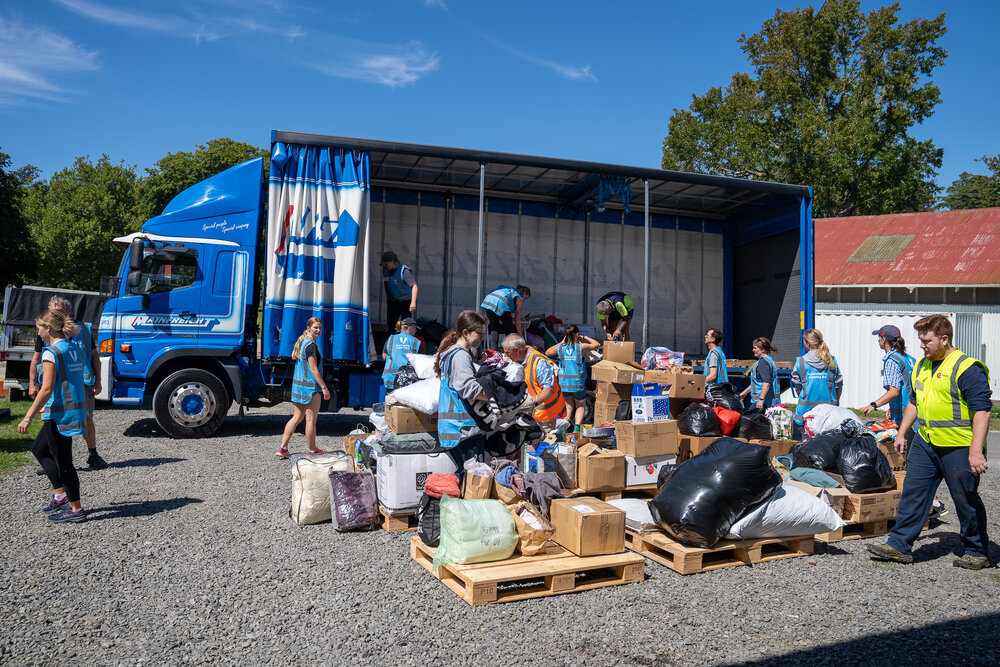 Donations at Showgrounds