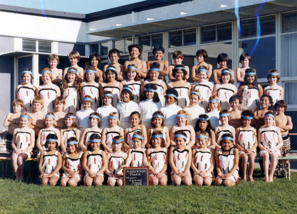Anderson Park School Māori Festival Group 1979