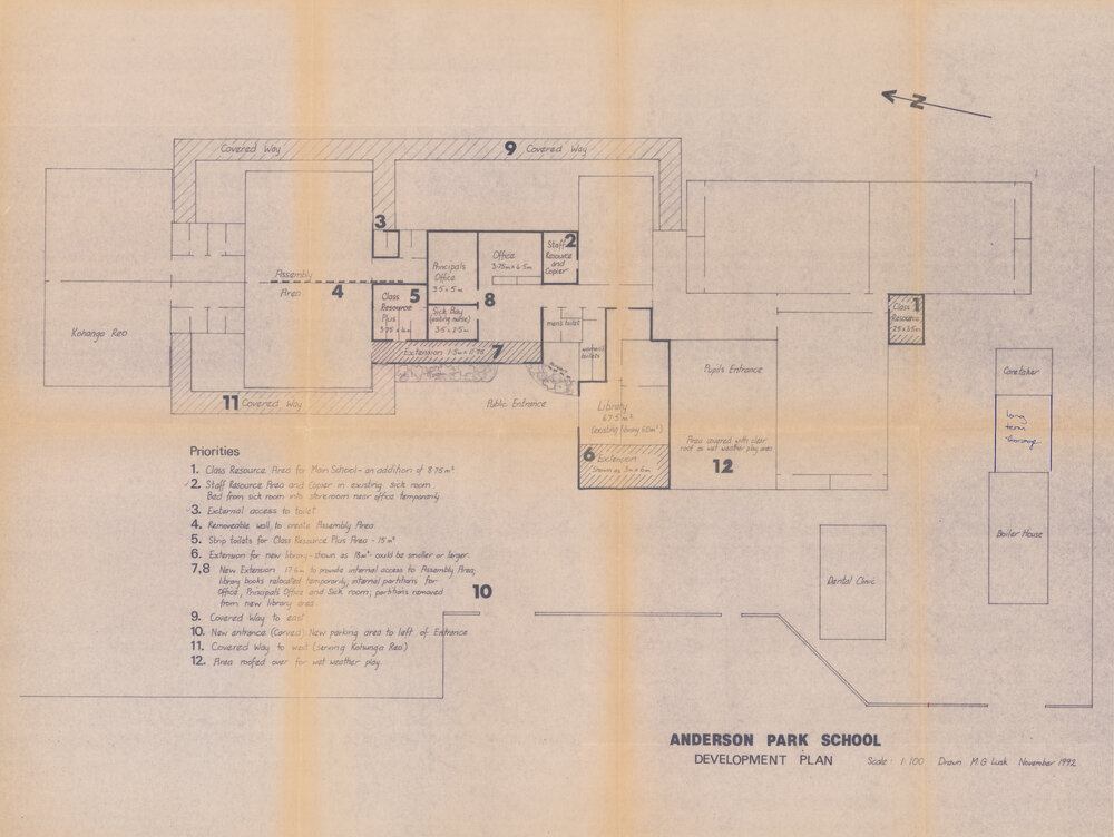 Anderson Park School Development Plan
