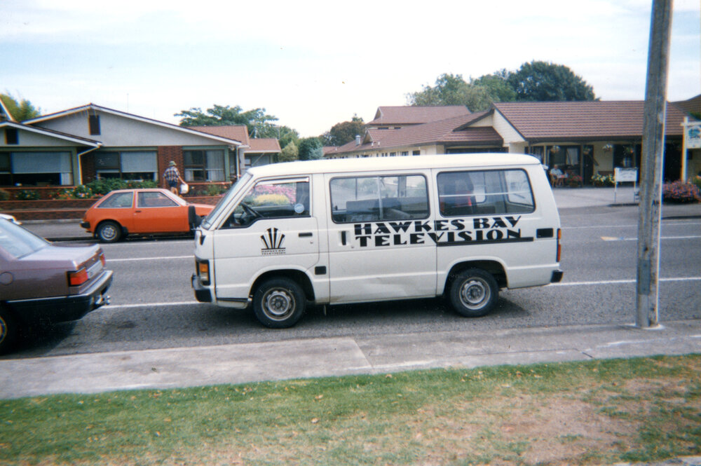 Hawkes Bay Television Van