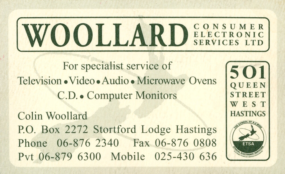 Woollard Business Card