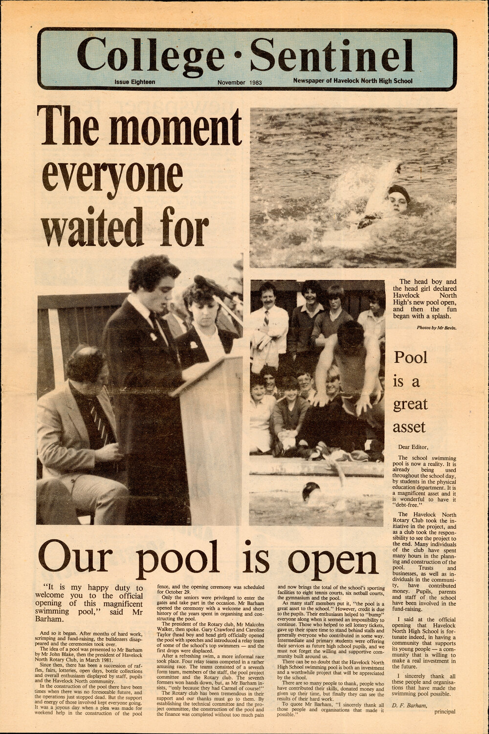 College Sentinel 1983