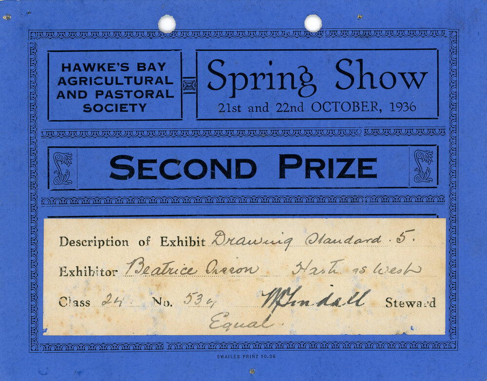 Spring Show Second Prize