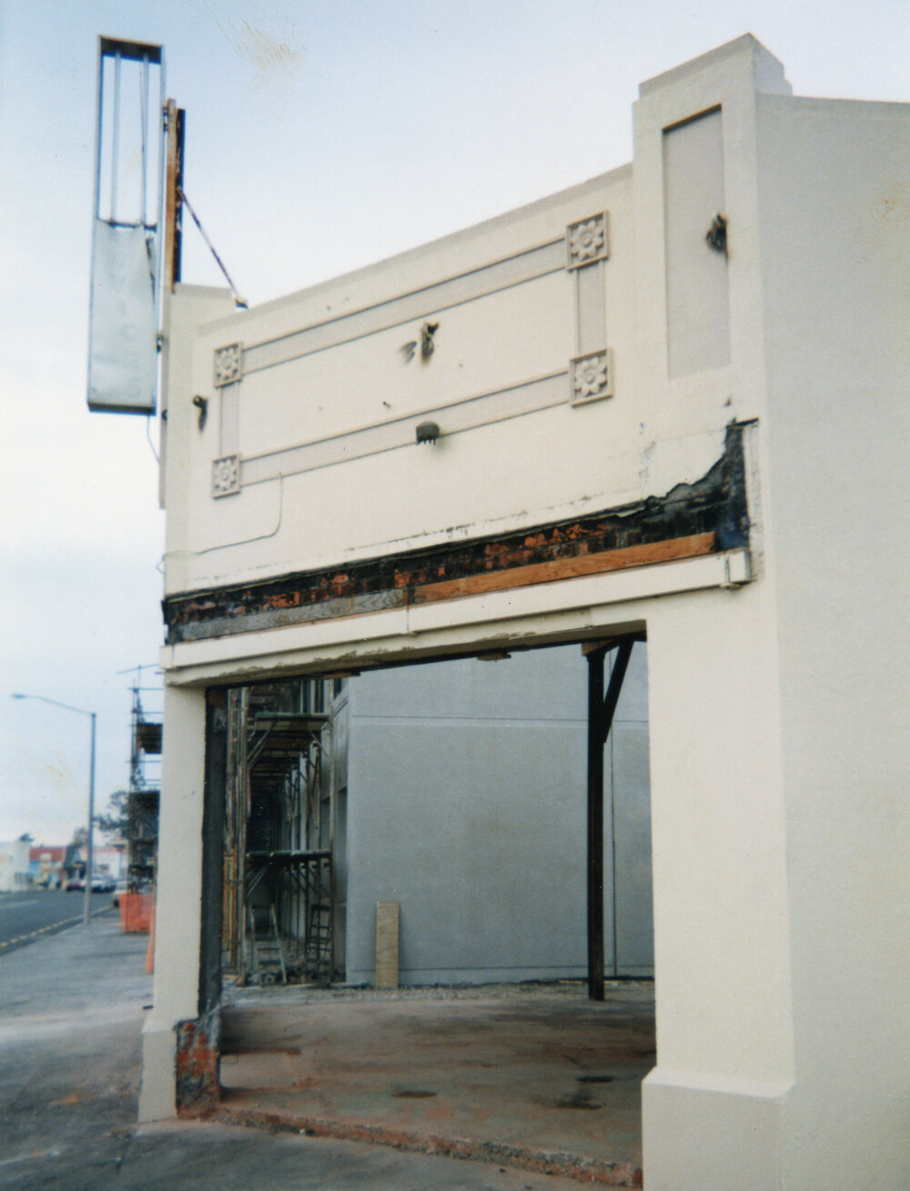 Reconstruction of Road Services Building