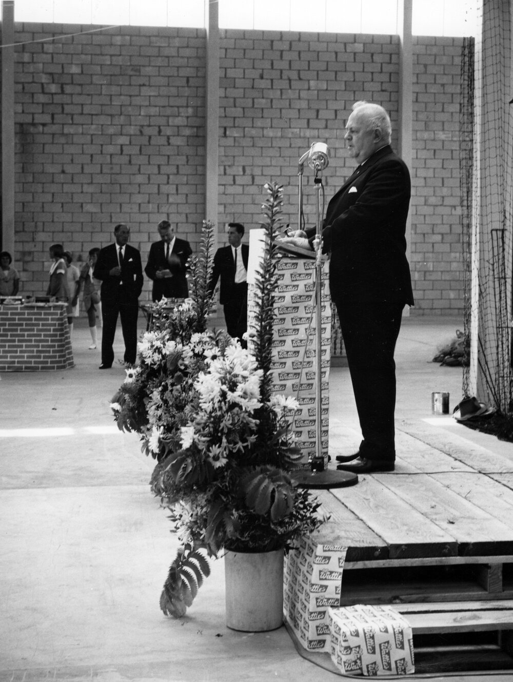 Sir James Wattie Speaking