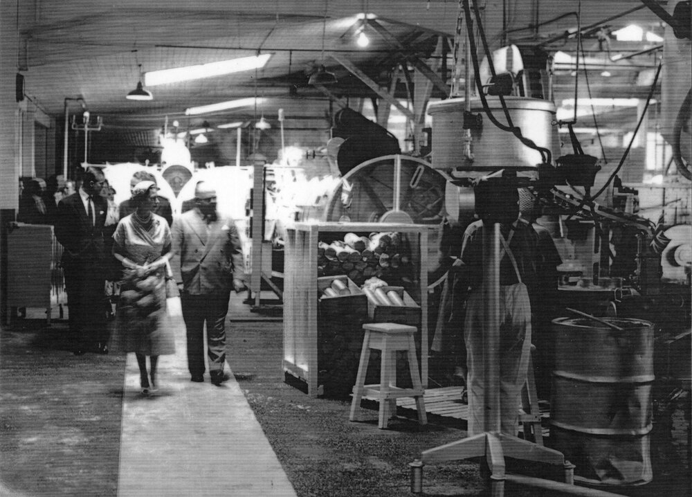 Queen Elizabeth with Sir James Wattie