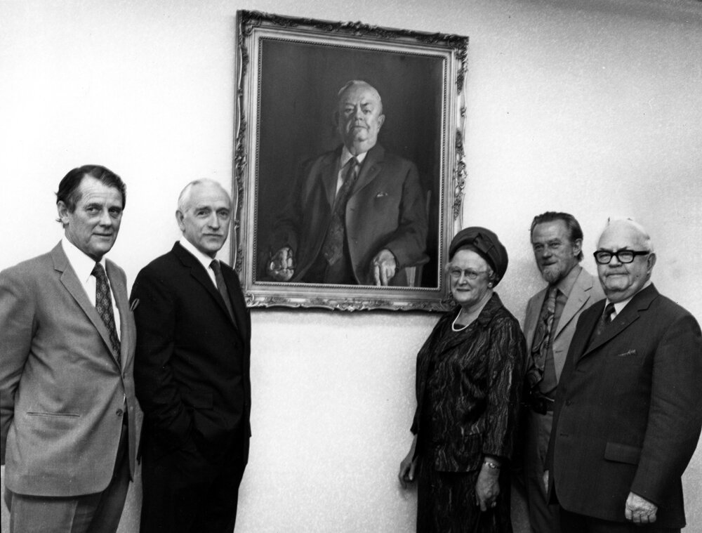 Sir James Wattie Painted Portrait