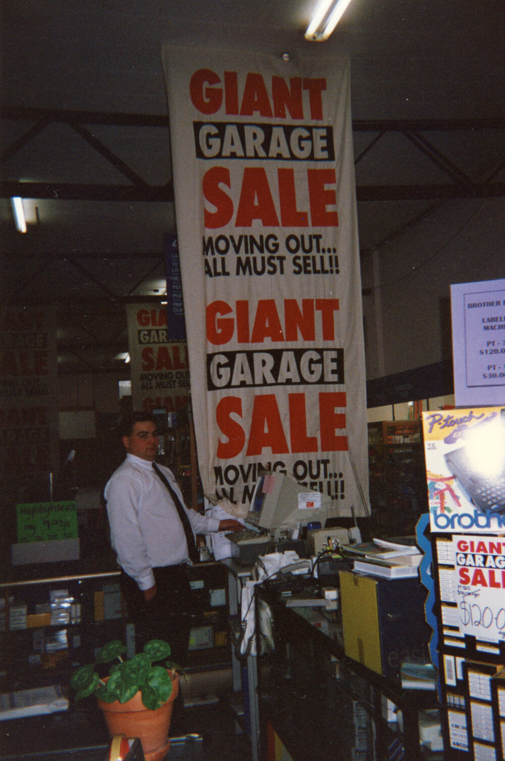 Blue Star Garage Sale Interior
