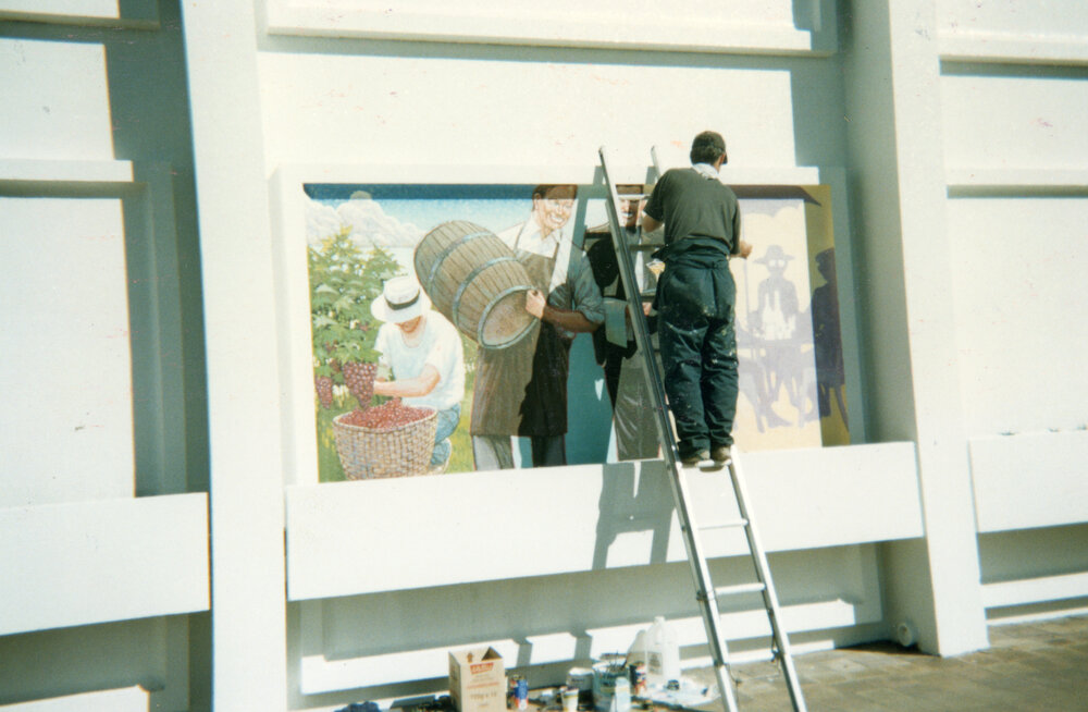 DEKA Building Mural by Brent Redding