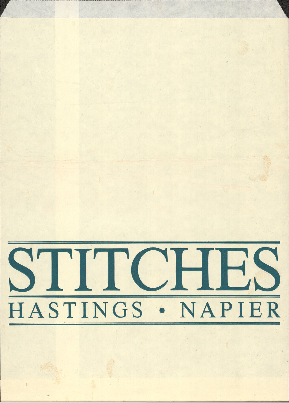Stitches Paper Shopping Bag
