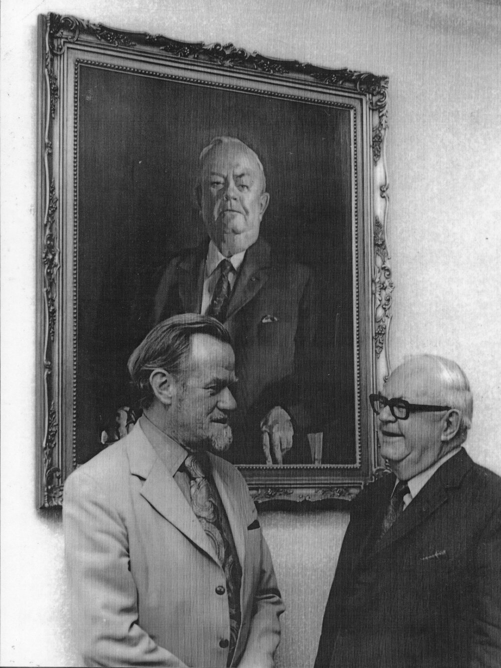 Bill Sutton and Sir James Wattie