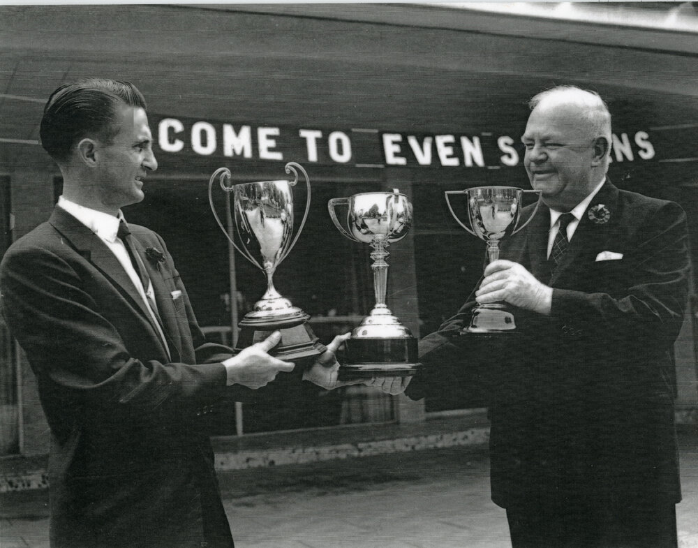 Sir James Wattie and Les Coles