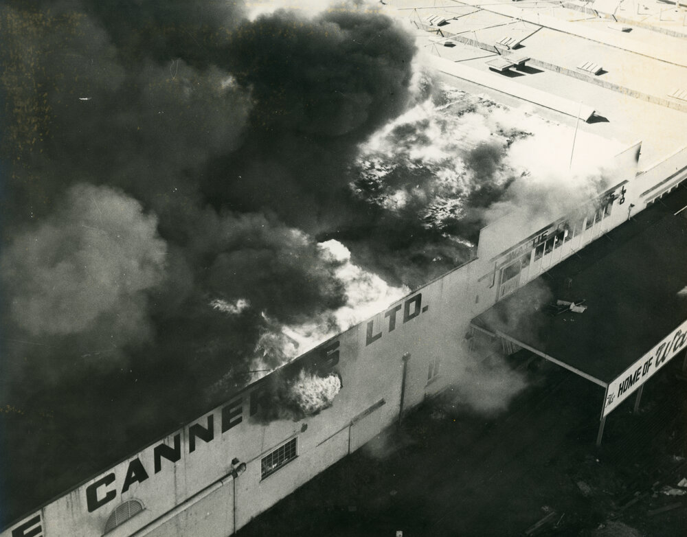 Fire Outbreak at J. Wattie Canneries