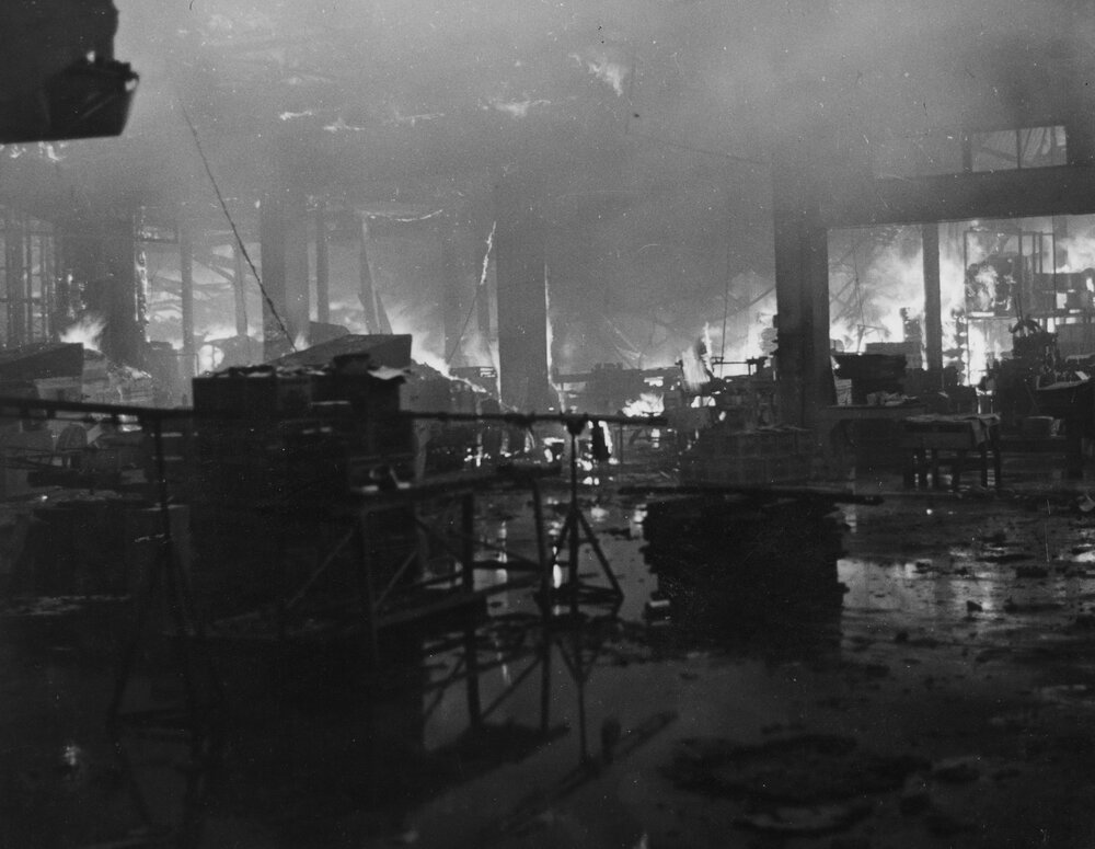 Interior View of Wattie's Burnt Processing Plant